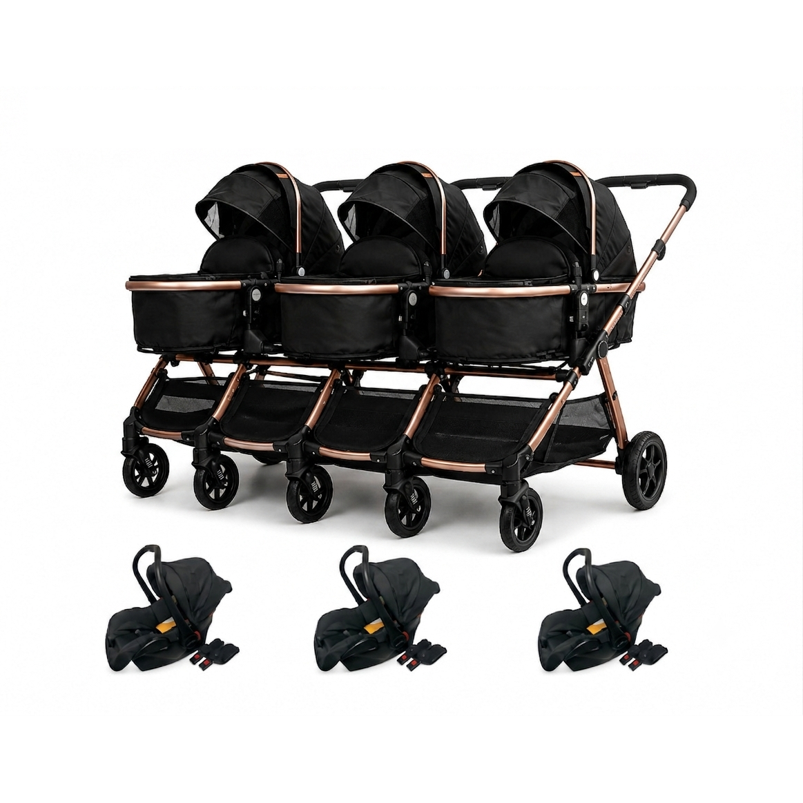 Drillingswagen Trio 3in1 Schwarz